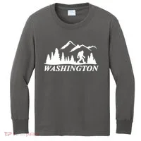 Washington Big Foot Mountain Kids Long Sleeve Shirt thumb 0