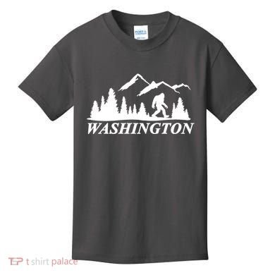 Washington Big Foot Mountain Kids T-Shirt