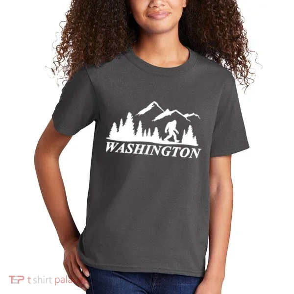 Washington Big Foot Mountain Kids T-Shirt