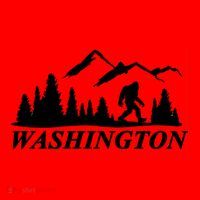 Washington Big Foot Mountain Santa Hat thumb 1