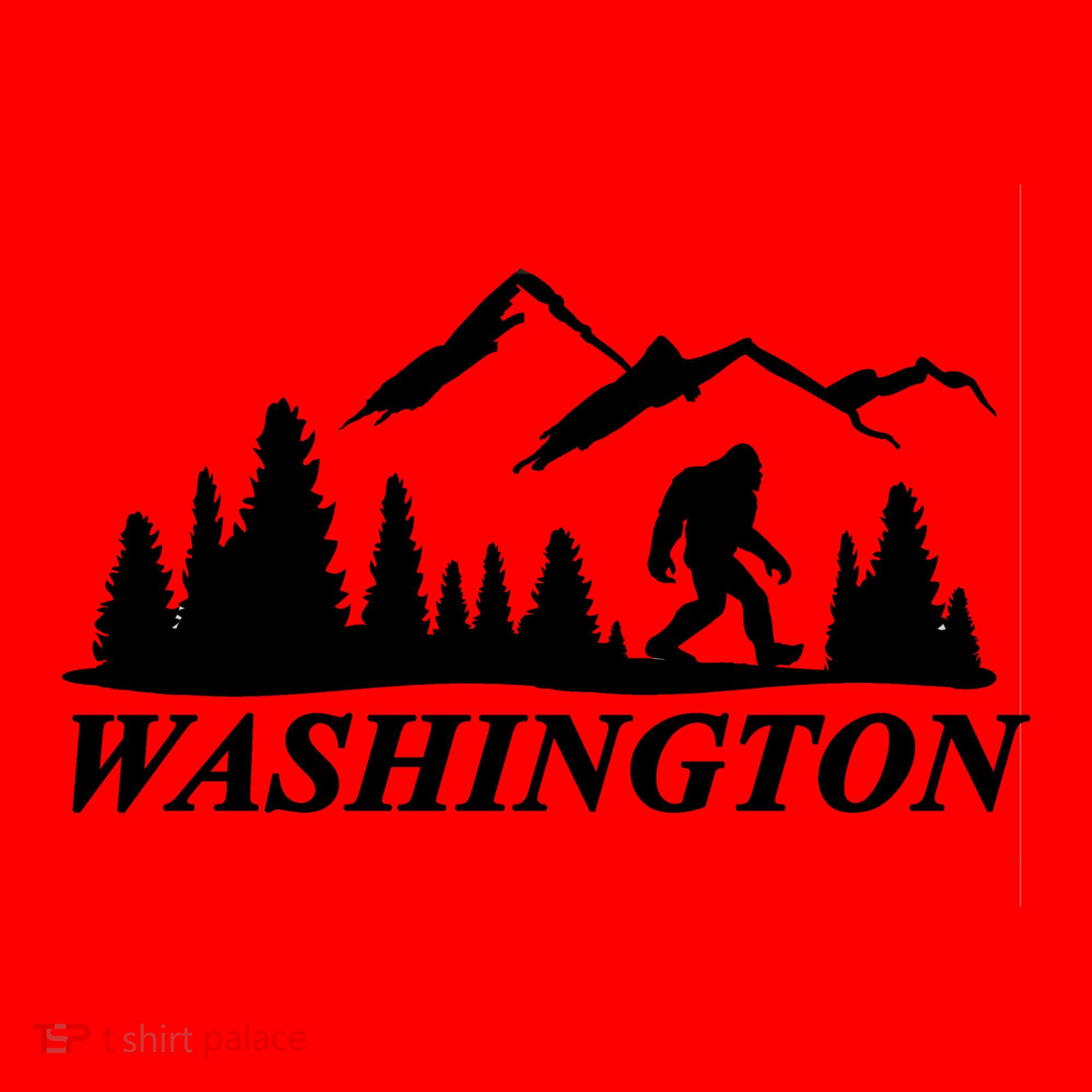 Washington Big Foot Mountain Santa Hat