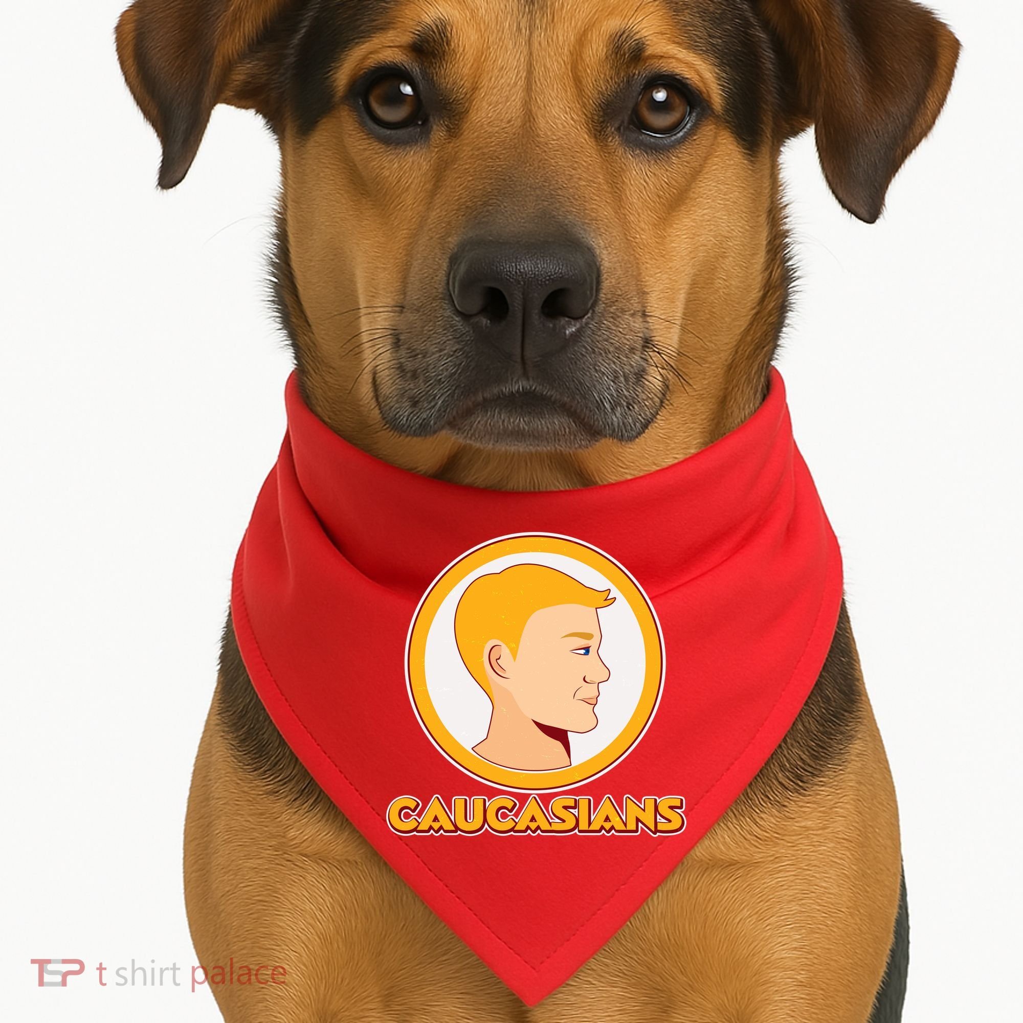 Washington Caucasians Football Logo USA-Made Doggie Bandana