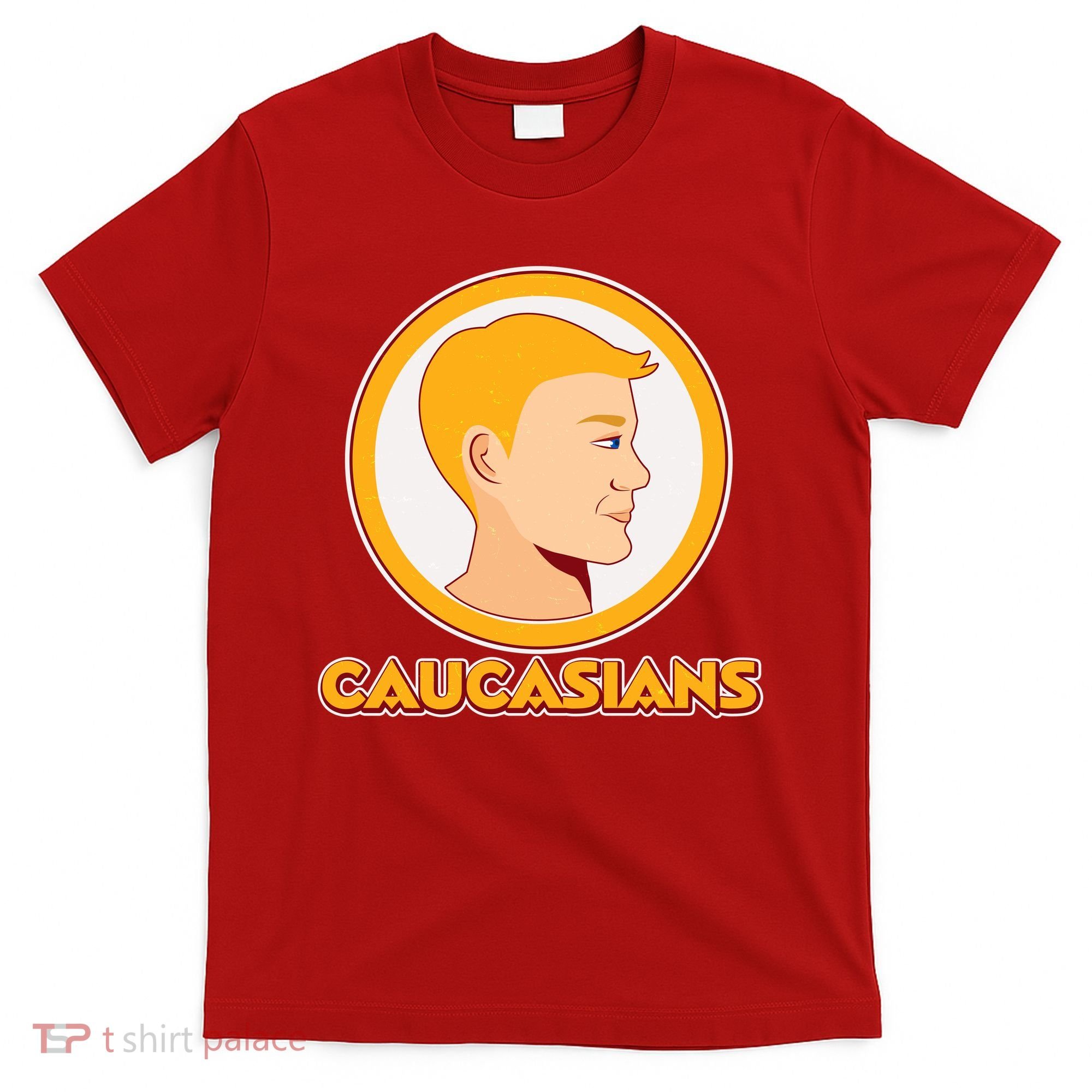 Washington Caucasians Football Logo T-Shirt