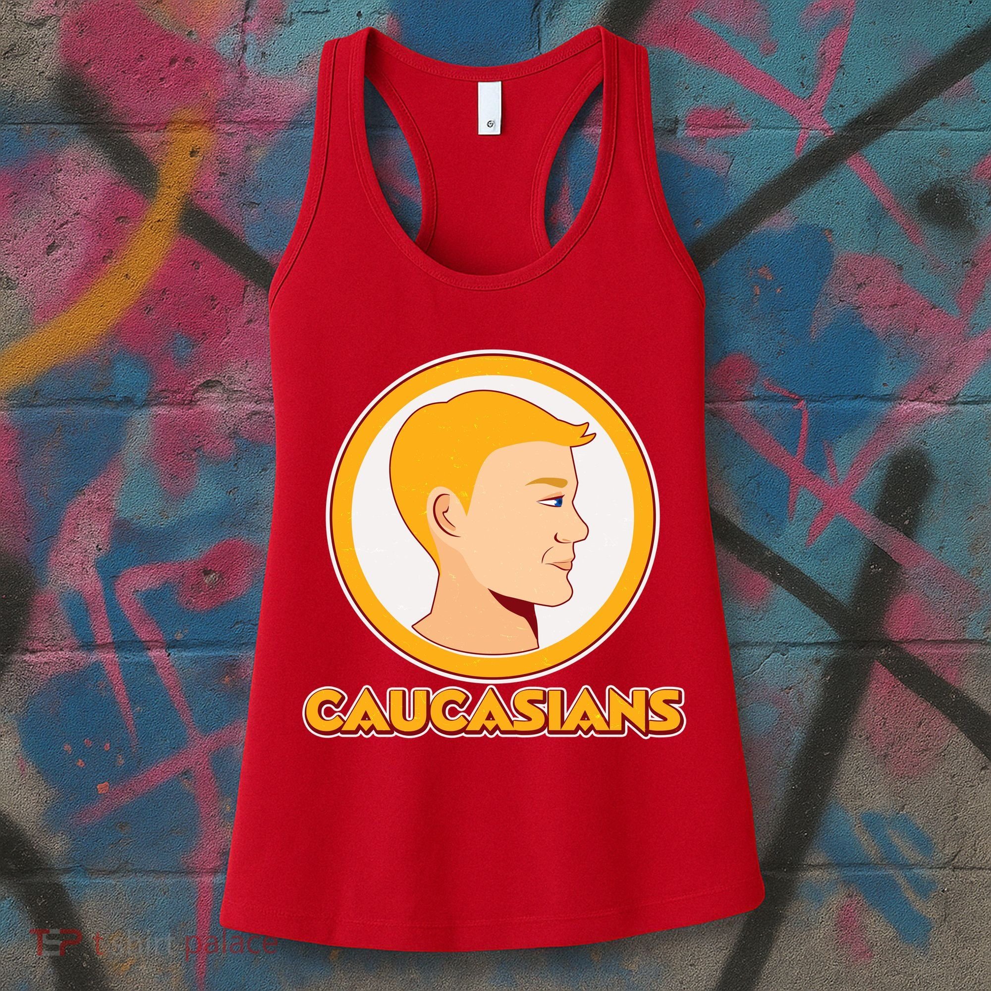 Washington Caucasians Football Logo Women's Tank Top