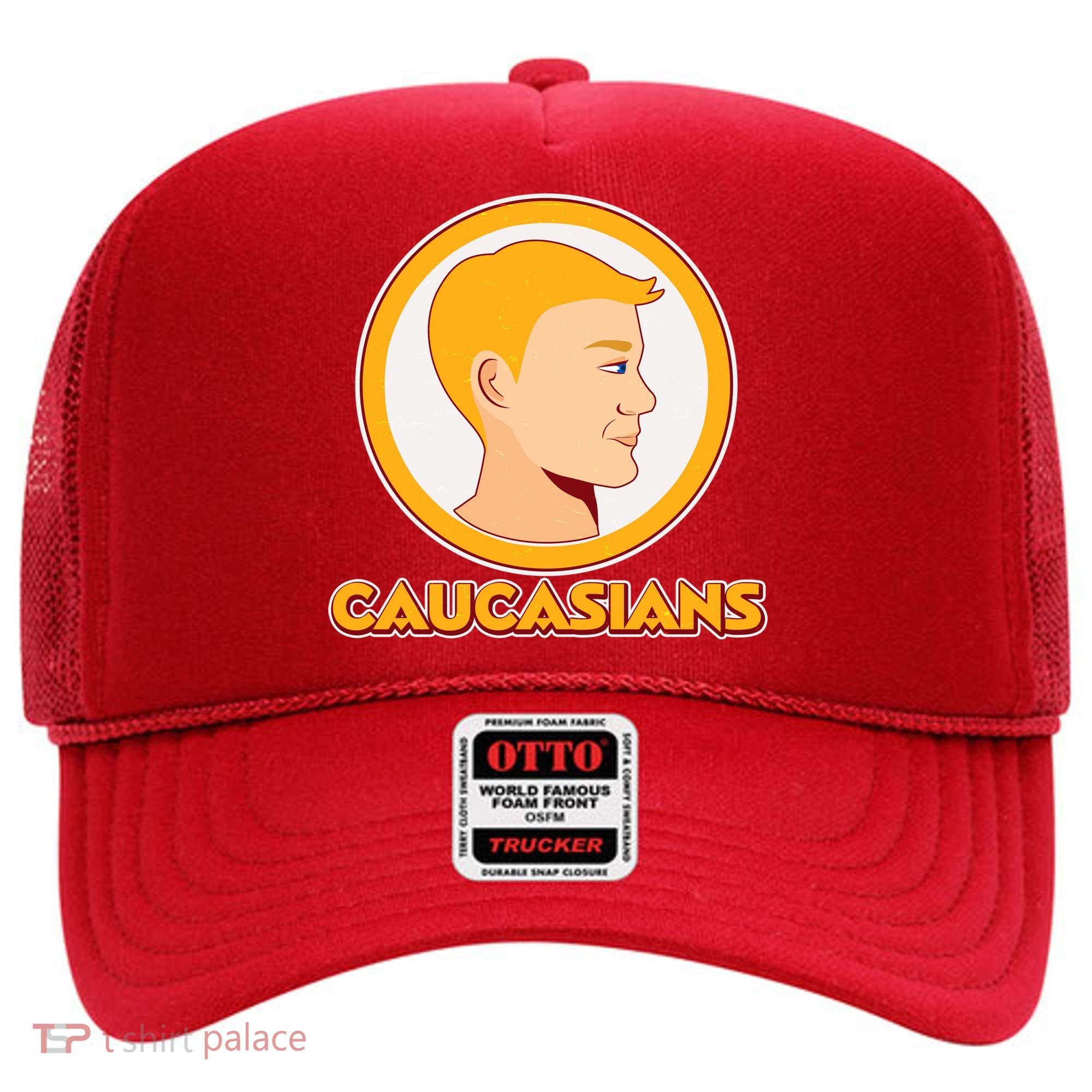 Washington Caucasians Football Logo Hat
