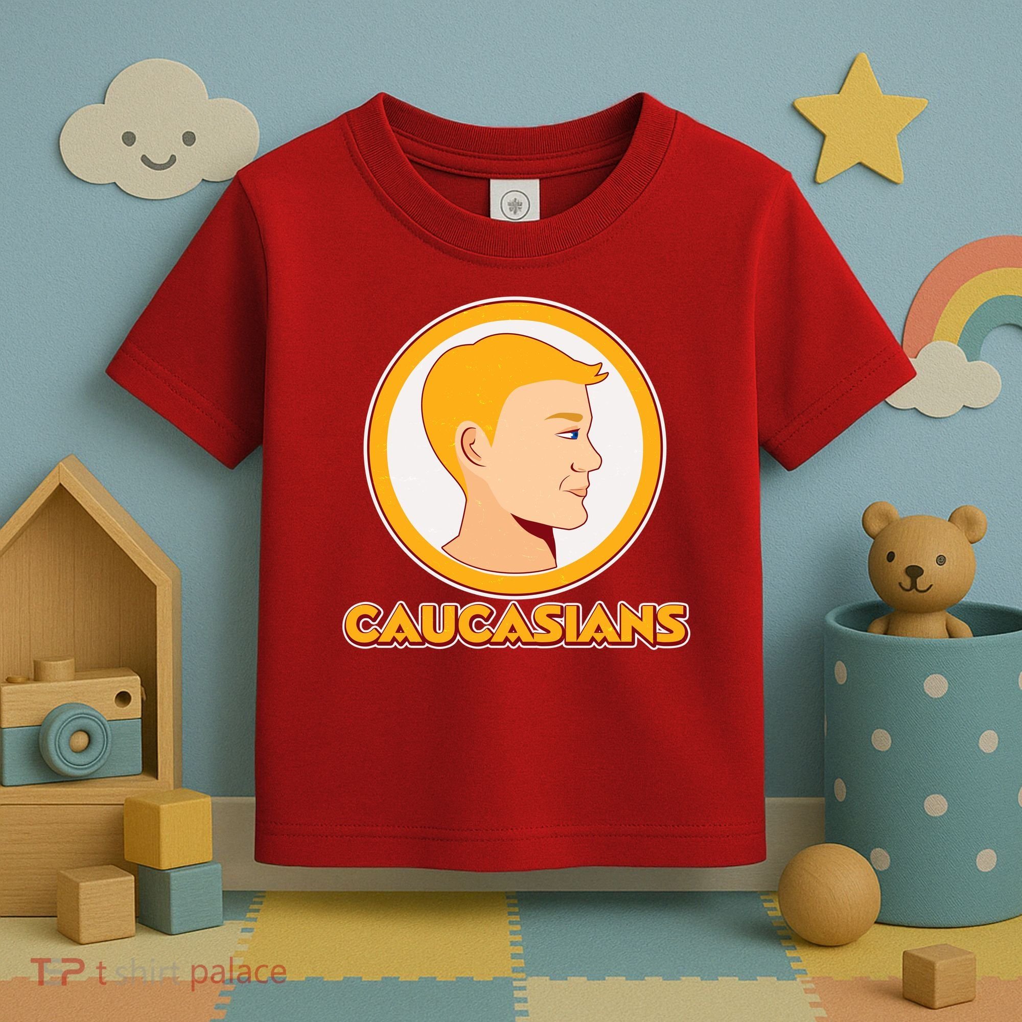Washington Caucasians Football Logo Toddler T-Shirt