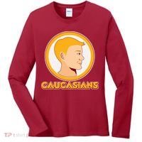 Washington Caucasians Football Logo Women's Long Sleeve Shirt thumb 0
