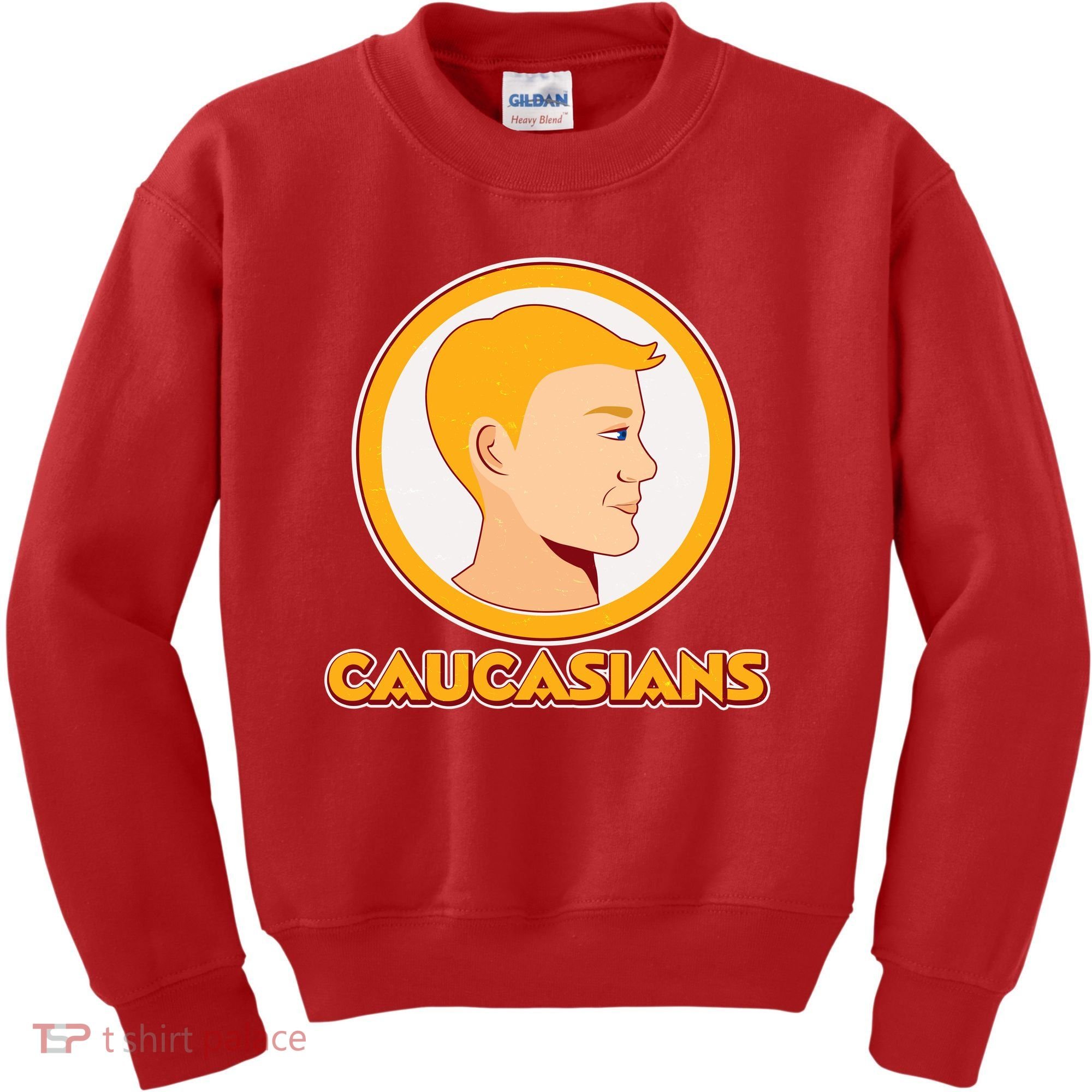 Washington Caucasians Football Logo Kids Sweatshirt