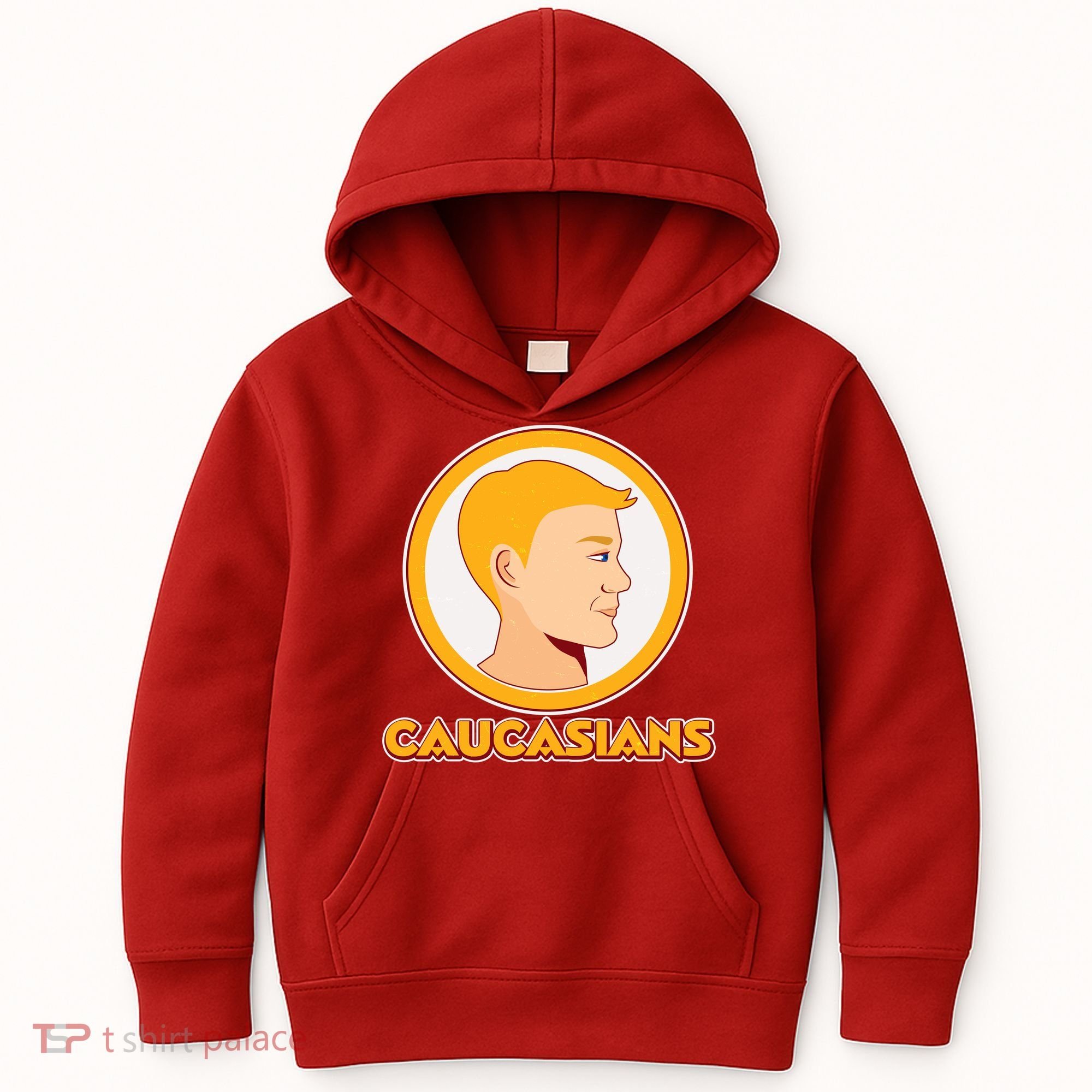 Washington Caucasians Football Logo Kids Hoodie