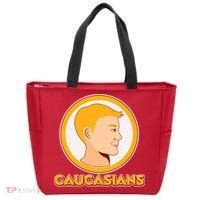 Washington Caucasians Football Logo Tote Bag thumb 0