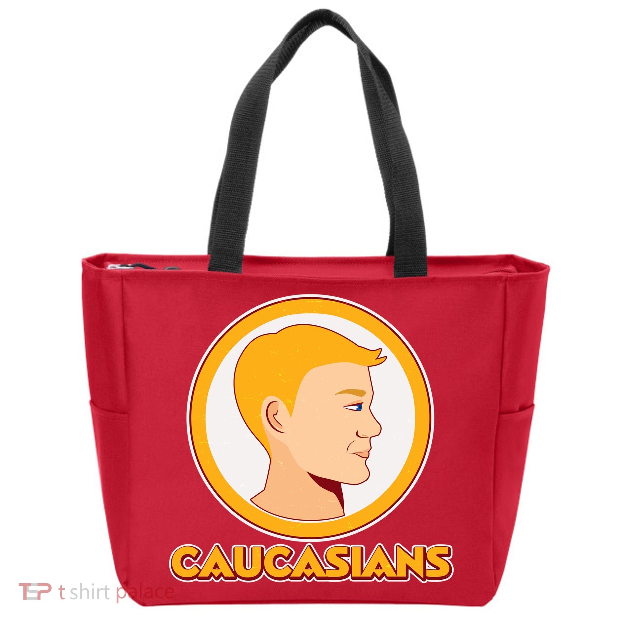 Washington Caucasians Football Logo Tote Bag