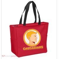 Washington Caucasians Football Logo Tote Bag thumb 2