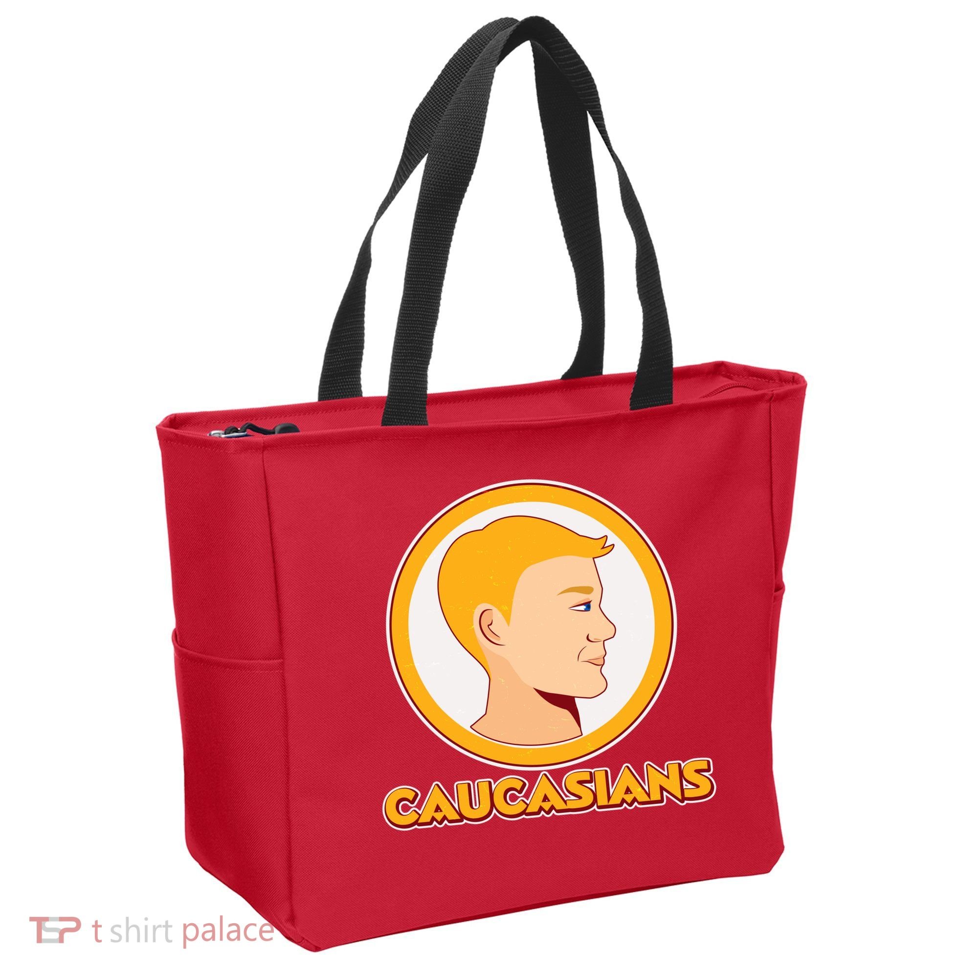 Washington Caucasians Football Logo Tote Bag