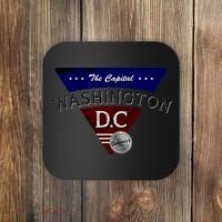 Washington D.C Land of the Free Logo Coaster thumb 0