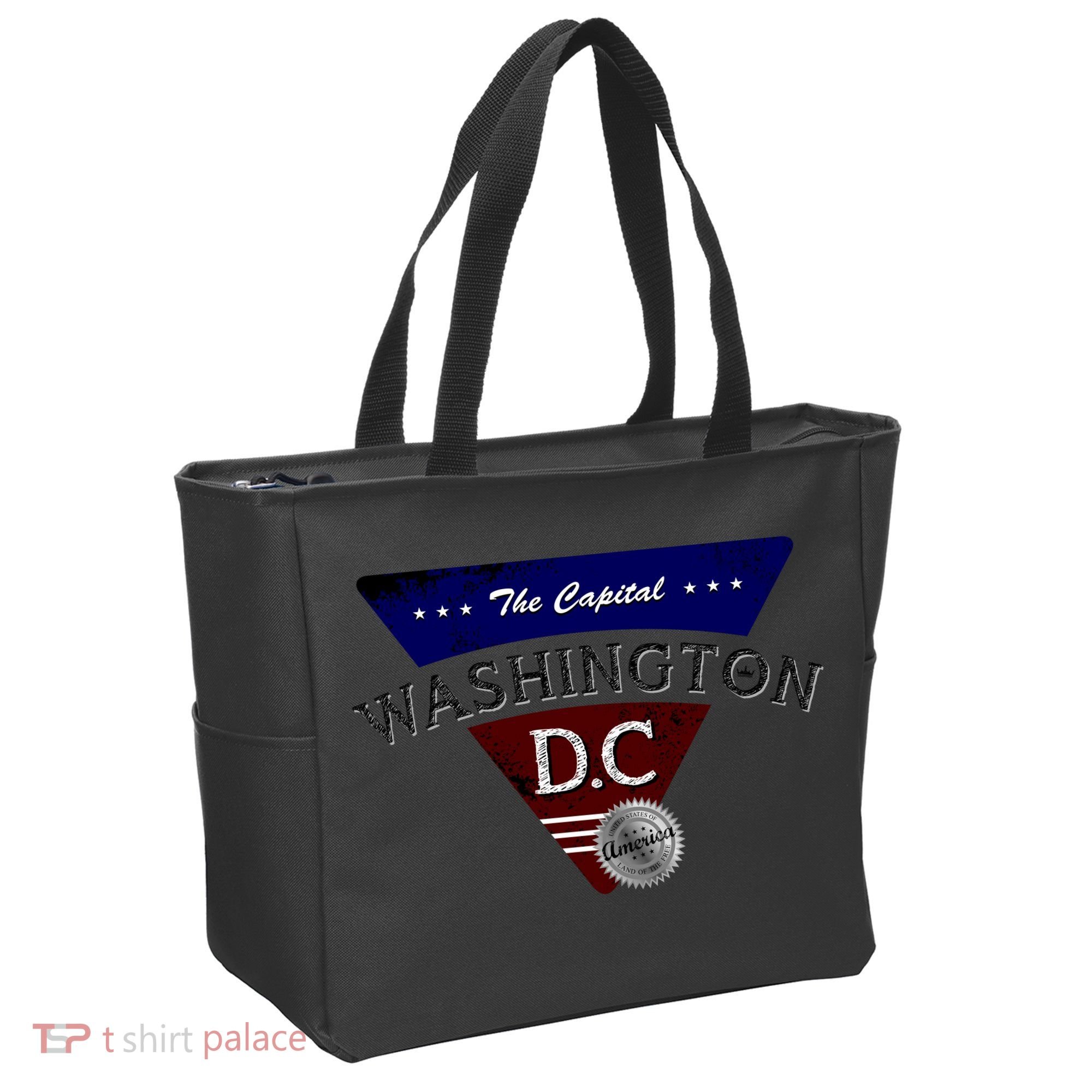 Washington D.C Land of the Free Logo Tote Bag