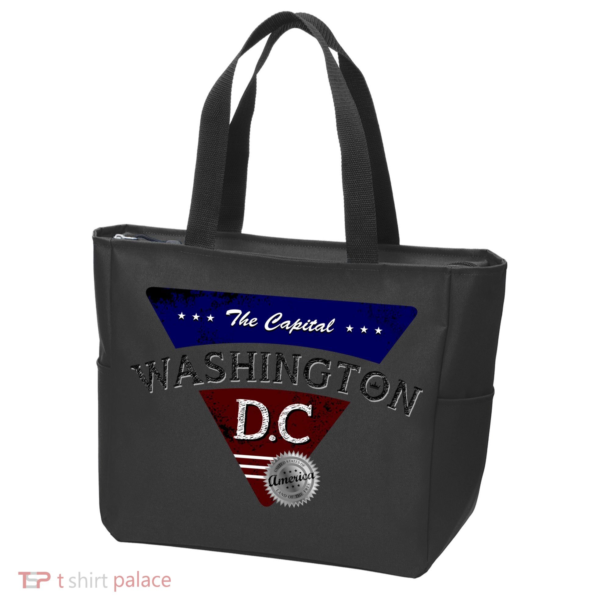Washington D.C Land of the Free Logo Tote Bag