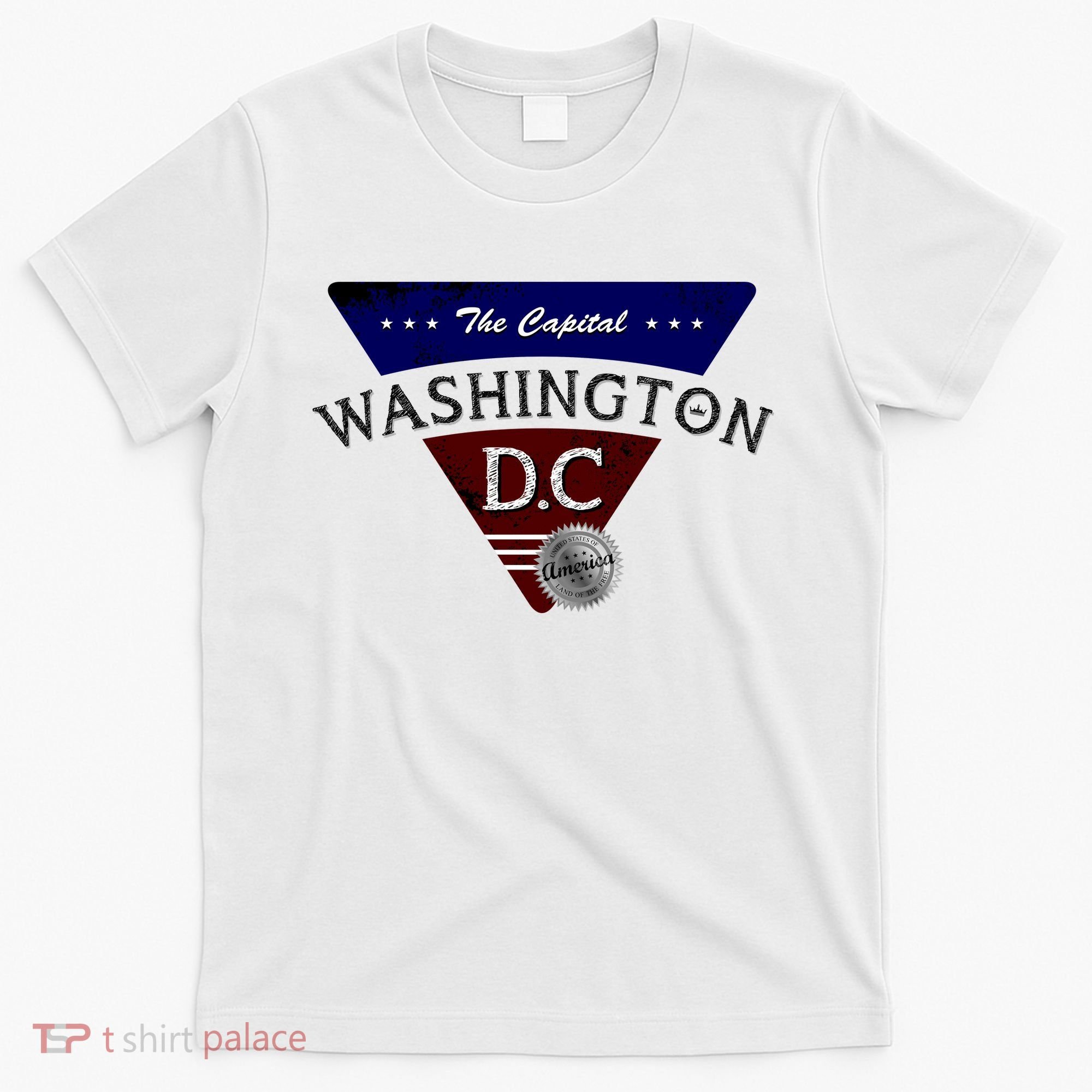 Washington D.C Land of the Free Logo T-Shirt