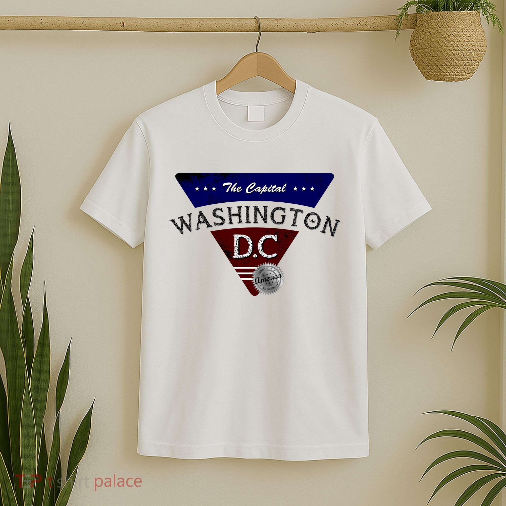 Washington D.C Land of the Free Logo T-Shirt