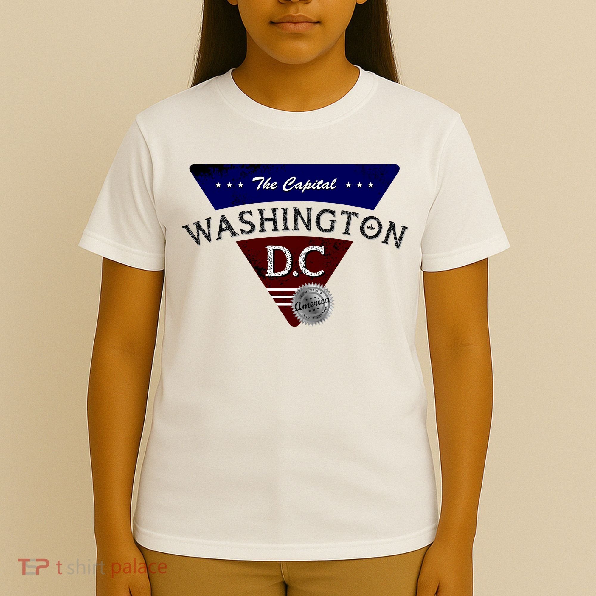 Washington D.C Land of the Free Logo T-Shirt
