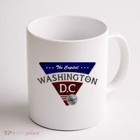 Washington D.C Land of the Free Logo Coffee Mug thumb 1