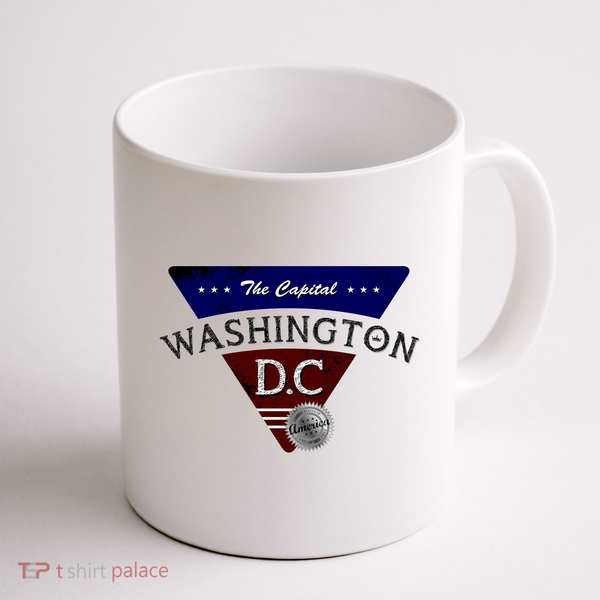 Washington D.C Land of the Free Logo Coffee Mug