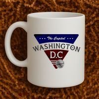 Washington D.C Land of the Free Logo Coffee Mug thumb 2