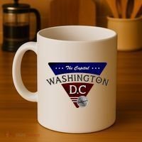 Washington D.C Land of the Free Logo Coffee Mug thumb 4