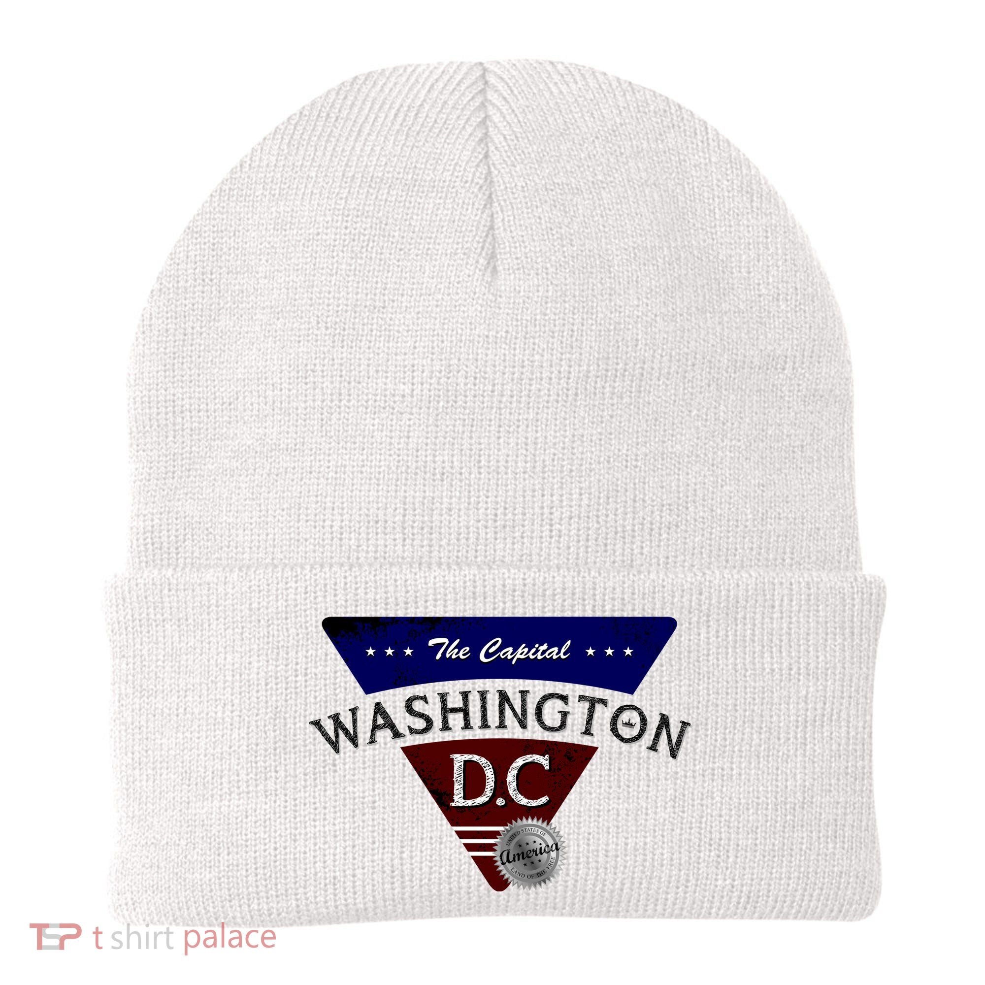 Washington D.C Land of the Free Logo Beanie