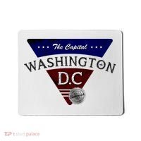 Washington D.C Land of the Free Logo Mousepad thumb 0