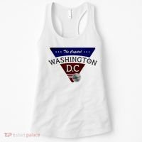 Washington D.C Land of the Free Logo Women's Tank Top thumb 0