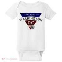 Washington D.C Land of the Free Logo Baby Bodysuit thumb 0