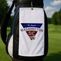 Washington D.C Land of the Free Logo Golf Towel thumb 2