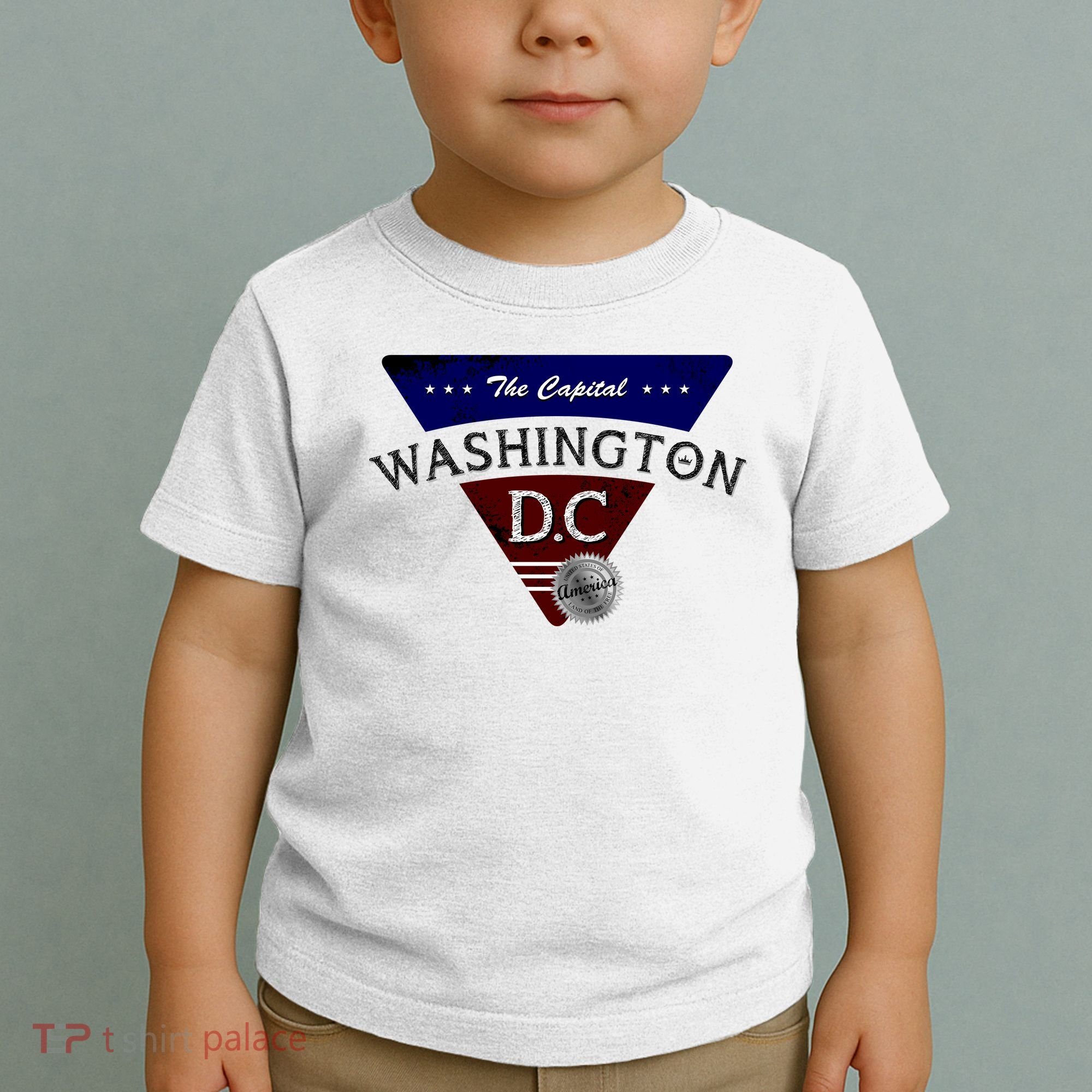 Washington D.C Land of the Free Logo Toddler T-Shirt