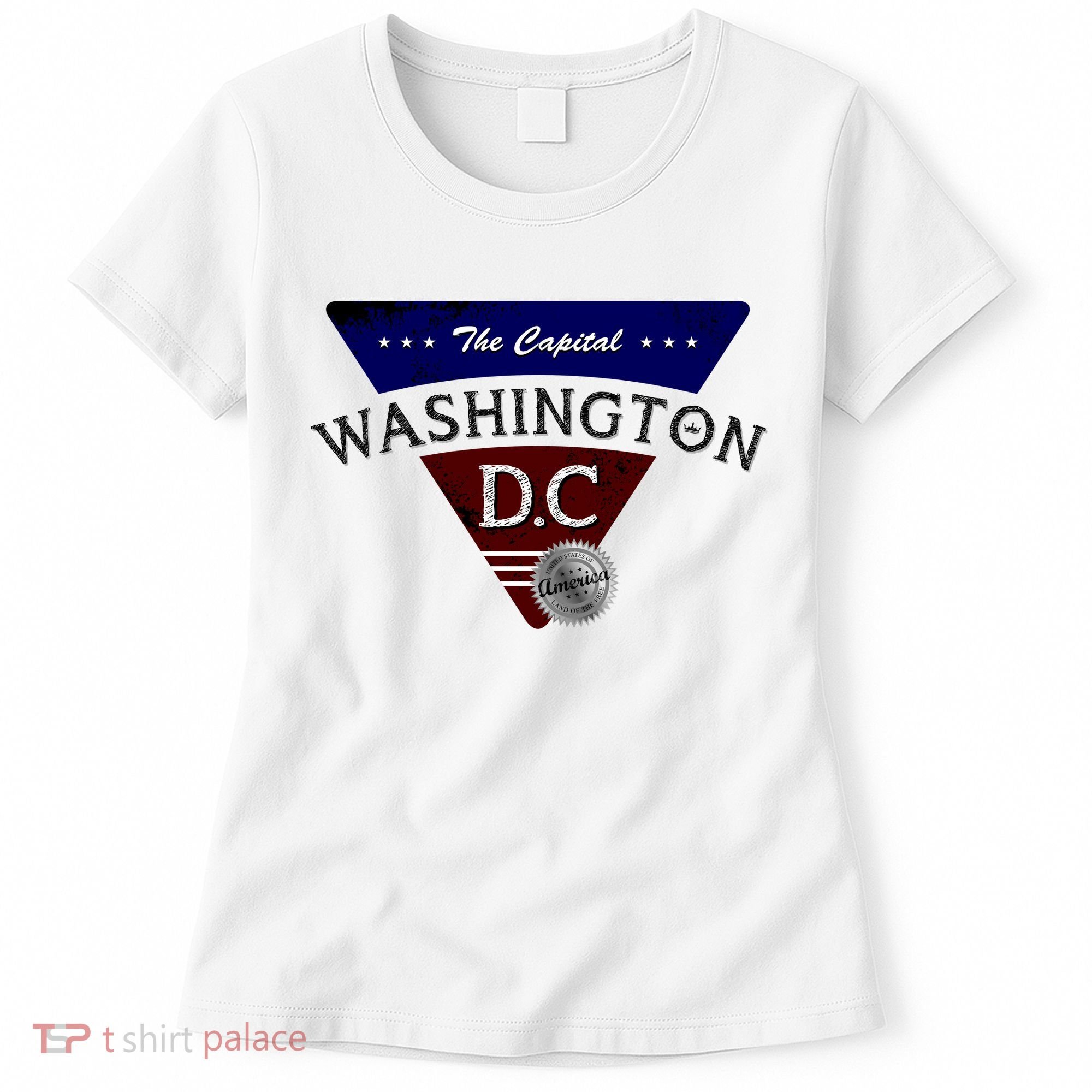 Washington D.C Land of the Free Logo Women's T-Shirt