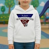 Washington D.C Land of the Free Logo Kids Hoodie thumb 3