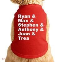 Washington DC Baseball Fan Series Players Doggie Tank thumb 0
