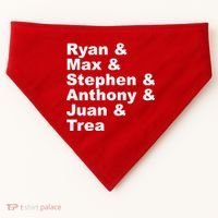 Washington DC Baseball Fan Series Players USA-Made Doggie Bandana thumb 0