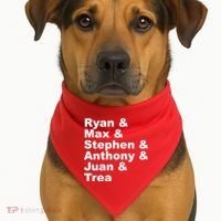 Washington DC Baseball Fan Series Players USA-Made Doggie Bandana thumb 1