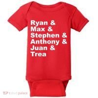 Washington DC Baseball Fan Series Players Baby Bodysuit thumb 0