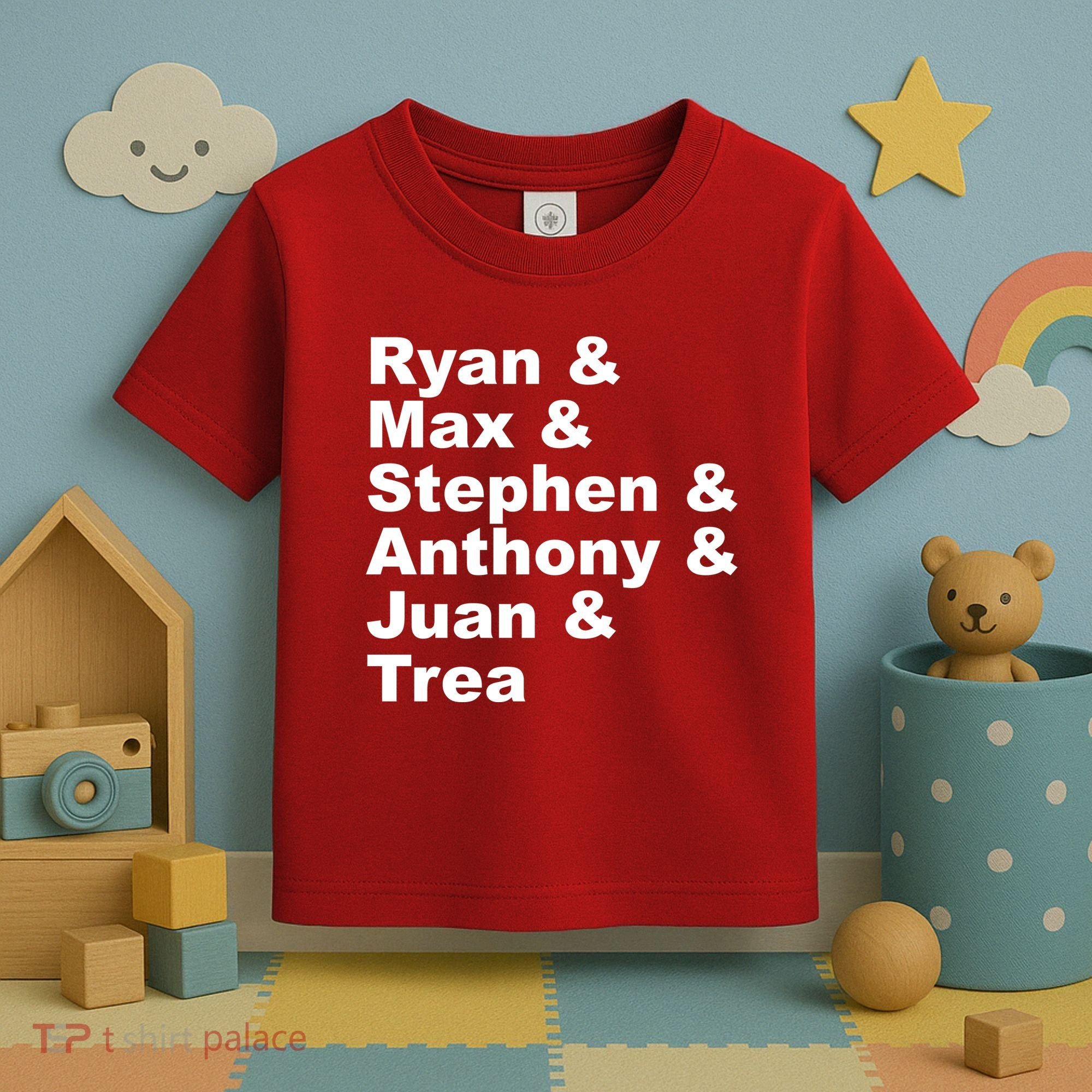 Washington DC Baseball Fan Series Players Toddler T-Shirt