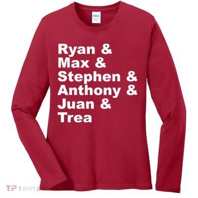 Washington DC Baseball Fan Series Players Women's Long Sleeve Shirt