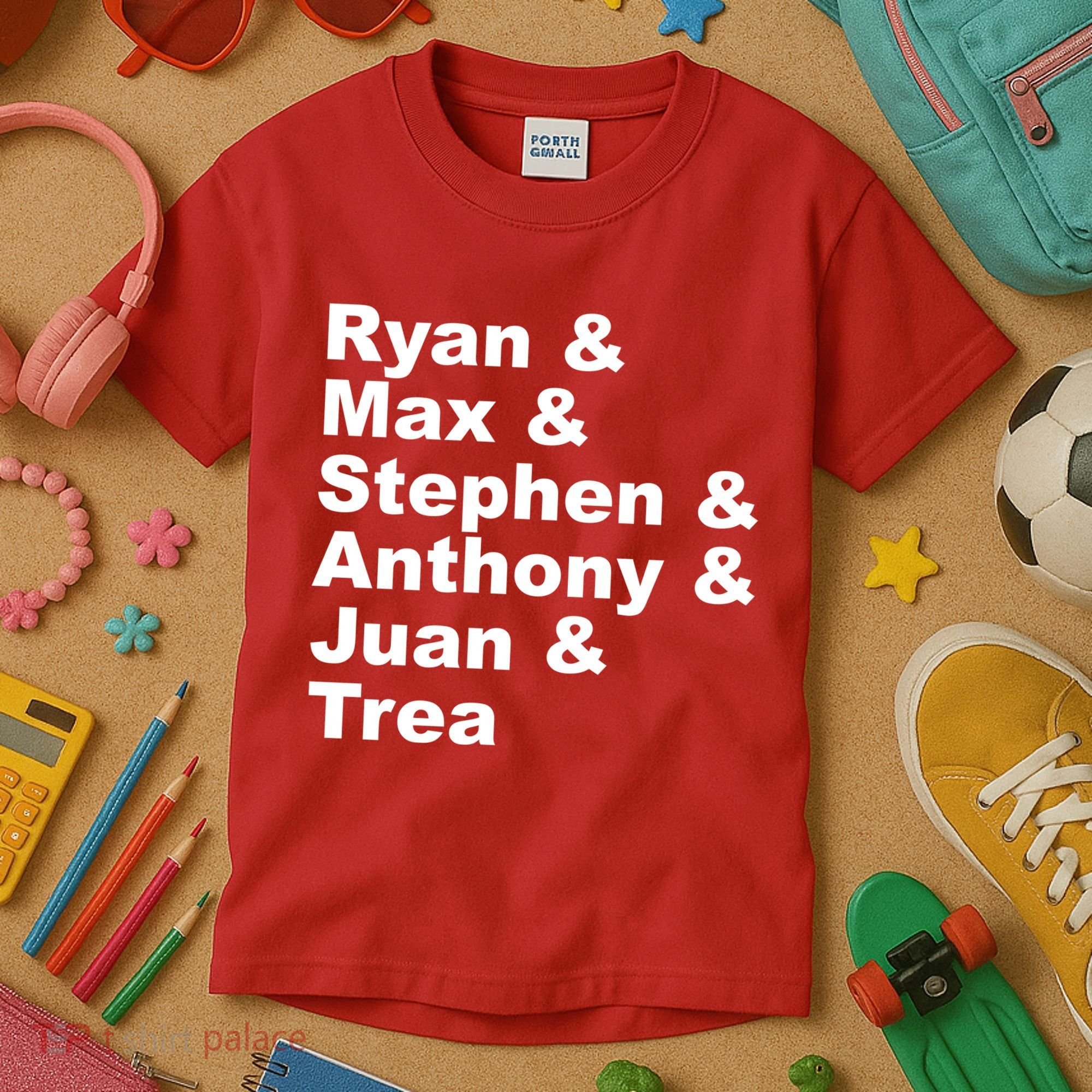 Washington DC Baseball Fan Series Players Kids T-Shirt
