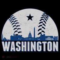 Washington DC Baseball Skyline Coffee Mug thumb 5