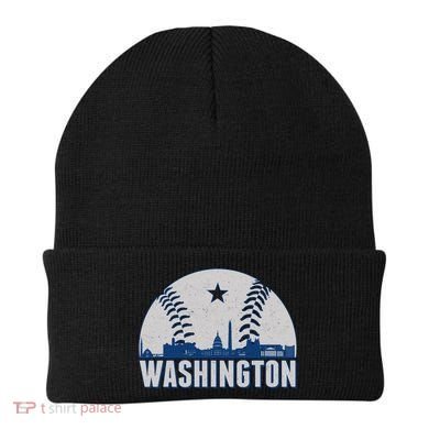 Washington DC Baseball Skyline Beanie