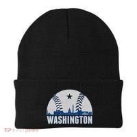 Washington DC Baseball Skyline Beanie thumb 0