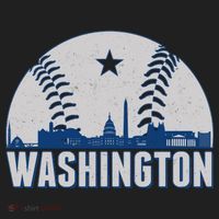 Washington DC Baseball Skyline Beanie thumb 2