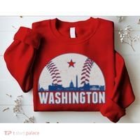 Washington DC Baseball Skyline Sweatshirt thumb 2