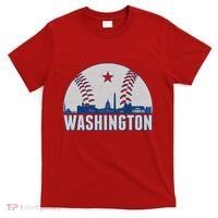 Washington DC Baseball Skyline T-Shirt thumb 0