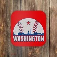 Washington DC Baseball Skyline Coaster thumb 0