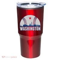 Washington DC Baseball Skyline Tumbler thumb 0